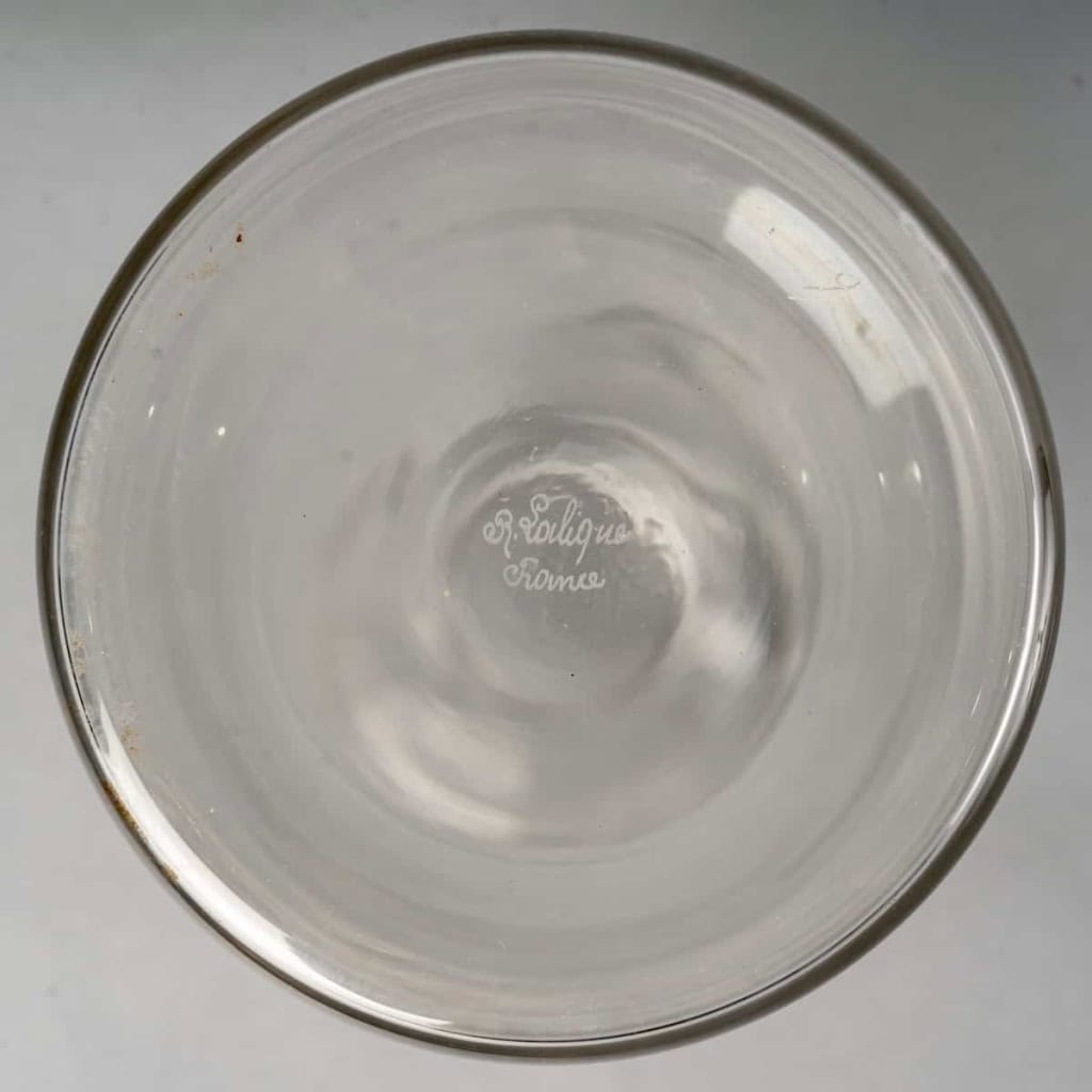 Service « Savergne » verre blanc de René LALIQUE – 34 Pièces | Biron Service "Savergne" verre blanc de René LALIQUE - 34 Pièces
