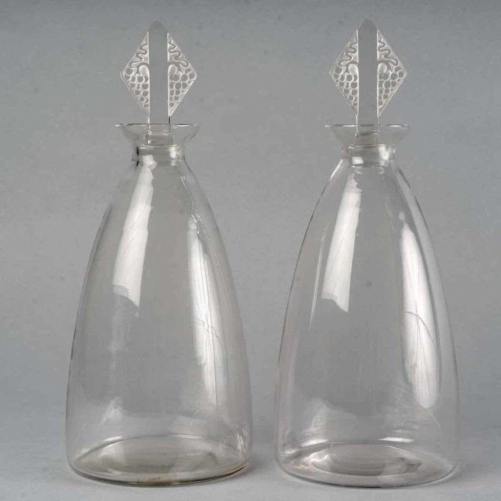Service « Savergne » verre blanc de René LALIQUE – 34 Pièces | Biron Service "Savergne" verre blanc de René LALIQUE - 34 Pièces