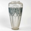 Vase « Inséparables » verre blanc patiné bleu de René LALIQUE | Biron ||||||||