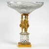 Coupe en bronze doré et verre, XIXème siècle | Biron |||||||||