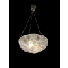 Suspension Plafonnier « Lausanne » verre blanc de René LALIQUE | Biron Suspension Plafonnier "Lausanne" verre blanc de René LALIQUE