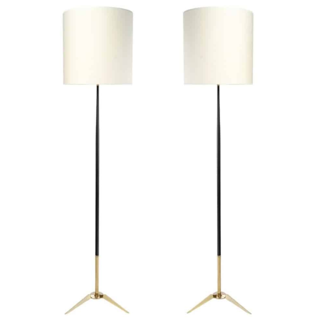 1950 Paire de Lampadaires de la Maison Arlus | Biron ||||||