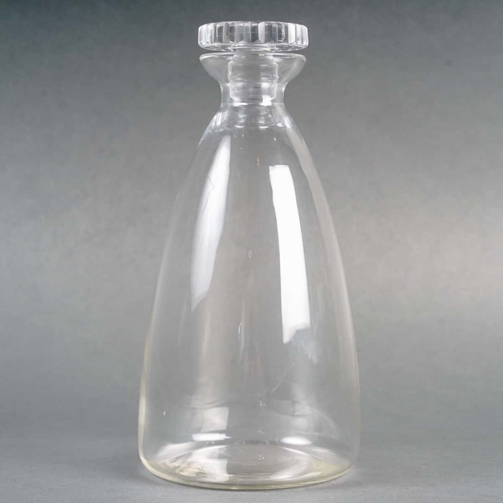 Carafe Art-Déco modèle inconnu de René LALIQUE | Biron Carafe Art-Déco modèle inconnu de René LALIQUE