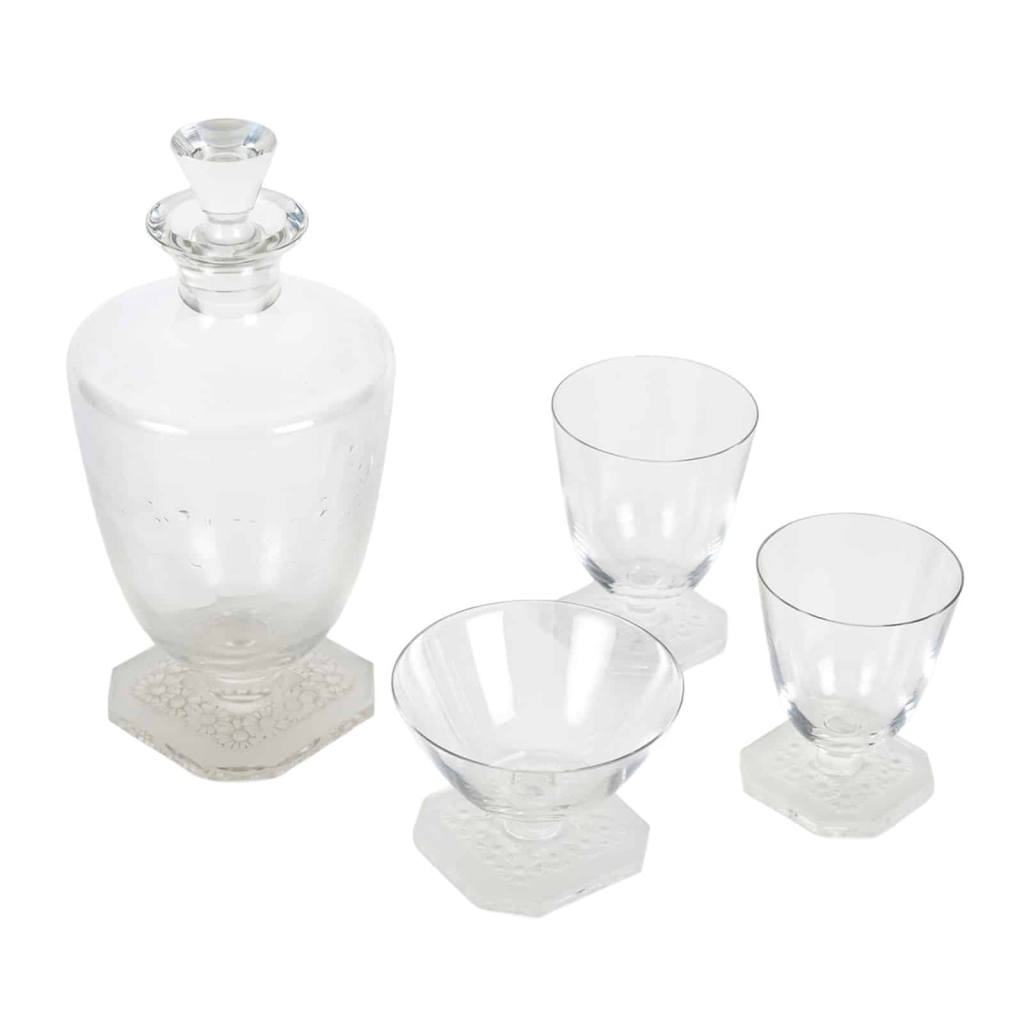 René Lalique (1860-1945) : Service « Pâquerettes » 1935 | Biron ||||||||||