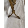 1880′ Pare Etincelles N3 En Bronze Doré Aux Pots De Fleurs 17