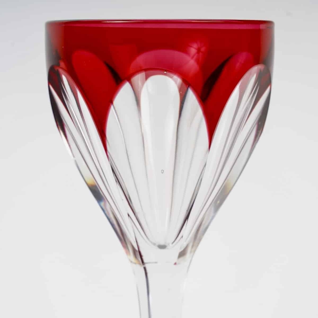 Service de Verres « Bristol » grand modèle cristal rouge de SAINT LOUIS – 12 pièces | Biron Service de Verres "Bristol" grand modèle cristal rouge de SAINT LOUIS - 12 pièces
