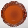 Vase « Ormeaux » verre ambre de René LALIQUE | Biron Vase "Ormeaux" verre ambre de René LALIQUE