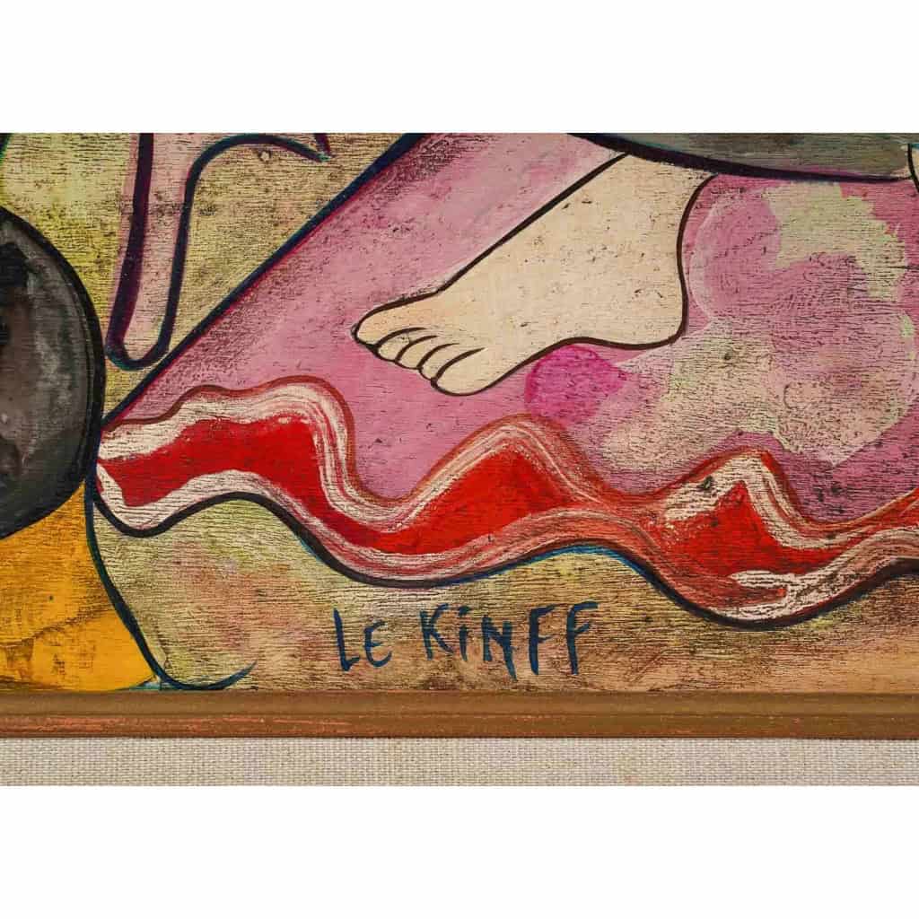 Huile sur panneaux signée « Le Kuff » | Biron Huile sur panneaux signée "Le Kuff"