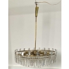 1960′ Lustre Circulaire A 2 Étages Laiton Et Cristal, BAKALOWITS & SÖHNE | Biron ||||||||||