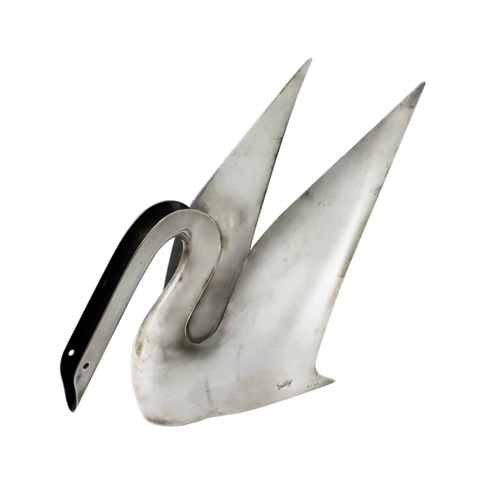 GIO PONTI (1891 – 1979) : Cygne en argent massif | Biron ||||