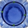 Vase « Biskra » verre bleu patiné blanc de René LALIQUE | Biron Vase "Biskra" verre bleu patiné blanc de René LALIQUE