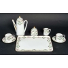 Service tête à tête en porcelaine de Limoge