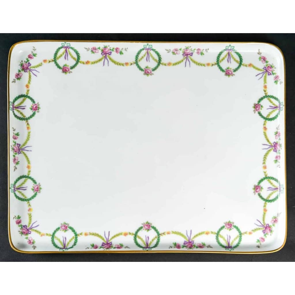 Service tête à tête en porcelaine de Limoge
