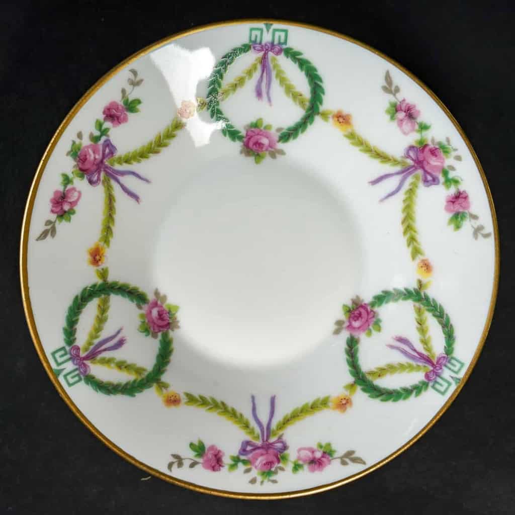 Service tête à tête en porcelaine de Limoge