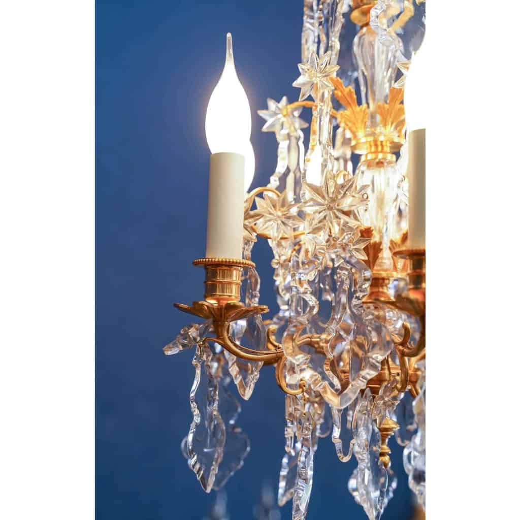 Paire de lustres de style Louis XV. | Biron Paire de lustres de style Louis XV.