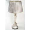 Une lampe en cristal et argent massif fin XIXème siècle | Biron Une lampe en cristal et argent massif fin XIXème siècle