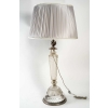 Une lampe en cristal et argent massif fin XIXème siècle | Biron Une lampe en cristal et argent massif fin XIXème siècle