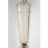 Une lampe en cristal et argent massif fin XIXème siècle | Biron Une lampe en cristal et argent massif fin XIXème siècle