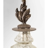 Une lampe en cristal et argent massif fin XIXème siècle | Biron Une lampe en cristal et argent massif fin XIXème siècle