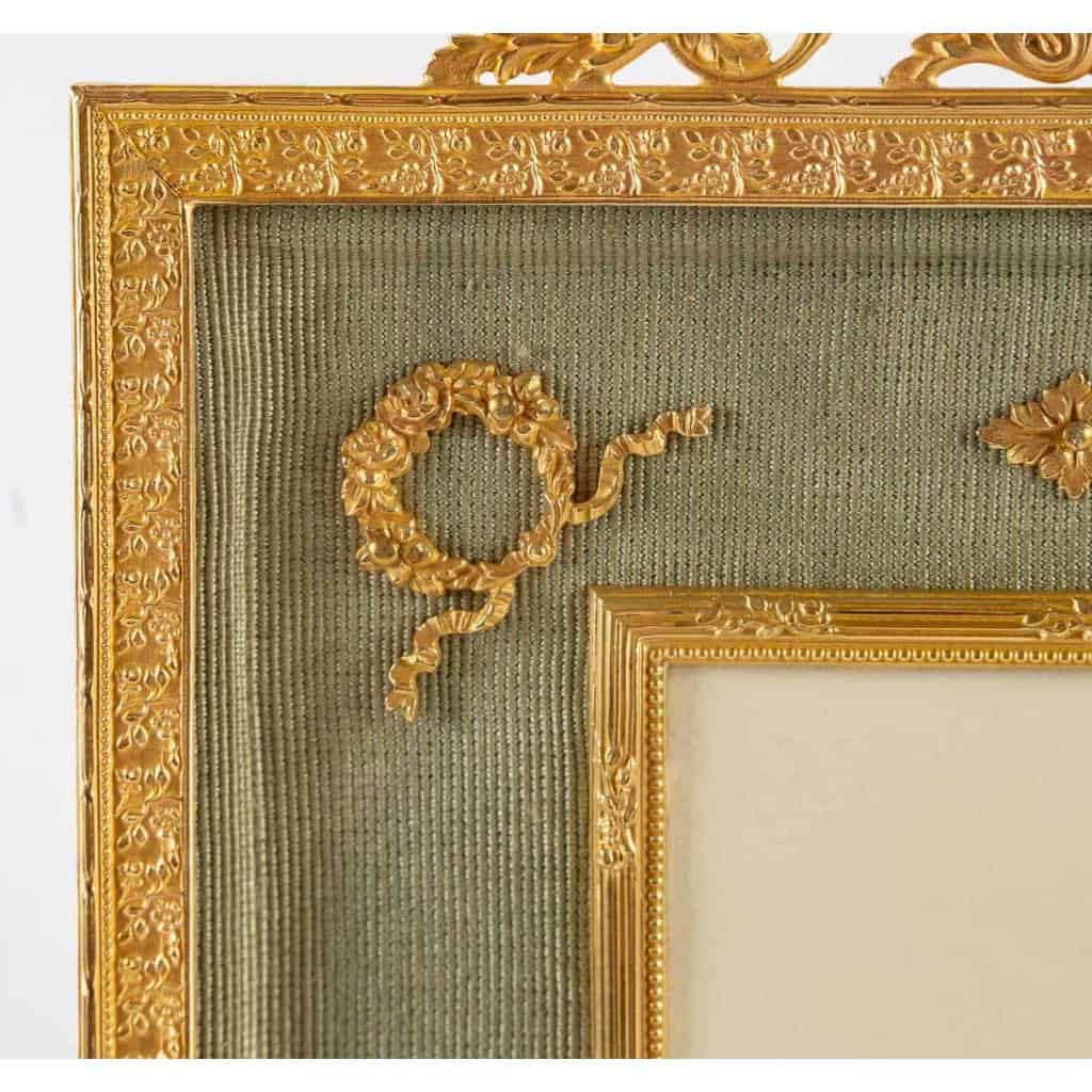 Paire de cadres photos de style louis XVI fin XIXème siècle