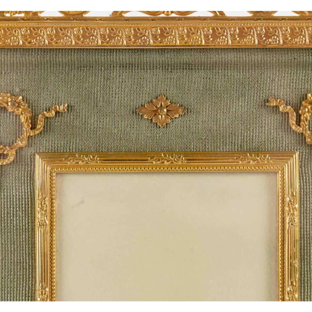 Paire de cadres photos de style louis XVI fin XIXème siècle