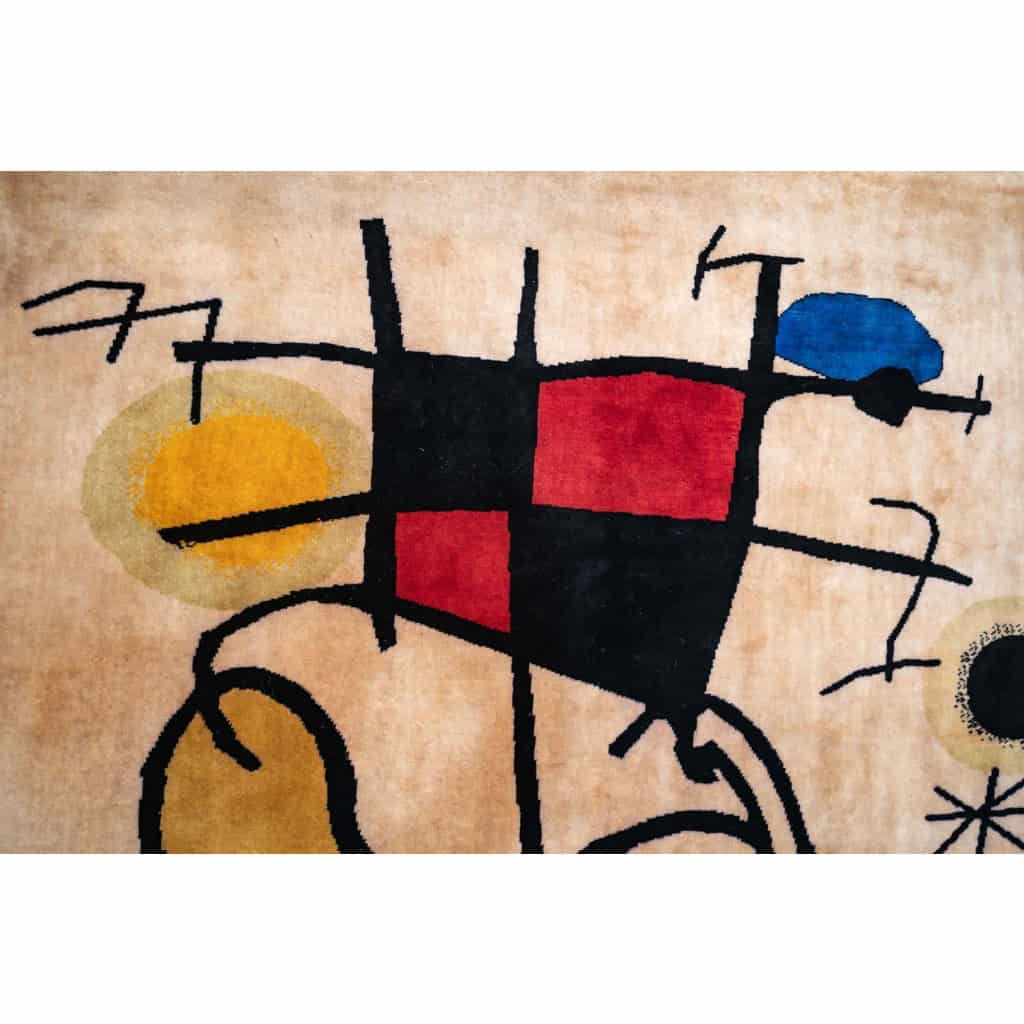 Tapisserie en laine Mérinos, travail contemporain | Biron Tapisserie en laine Mérinos, travail contemporain