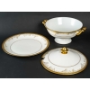 Service de Table en Porcelaine de Luxe | Collection Diplomate Haviland | Blanc et Or | Ensemble pour 12 personnes – 53 Pièces | Biron Service de Table en Porcelaine de Luxe | Collection Diplomate Haviland | Blanc et Or | Ensemble pour 12 personnes - 53 Pièces
