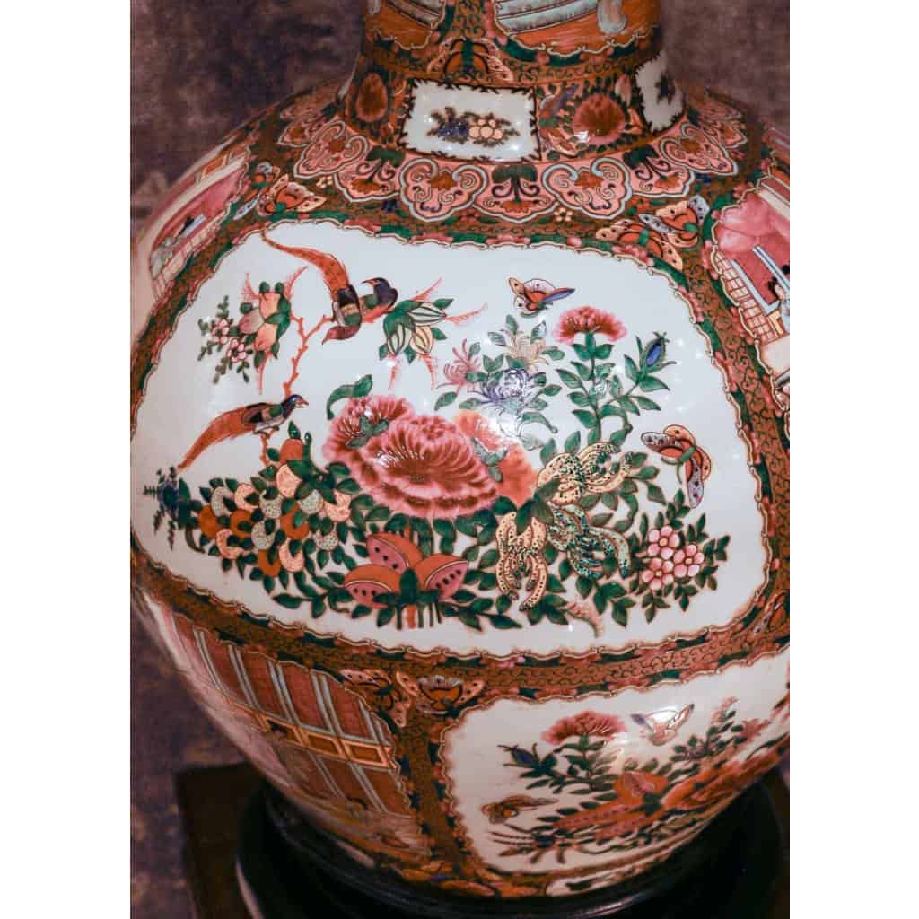Paire de potiches en porcelaine Canton, circa 1880 | Biron Paire de potiches en porcelaine Canton, circa 1880