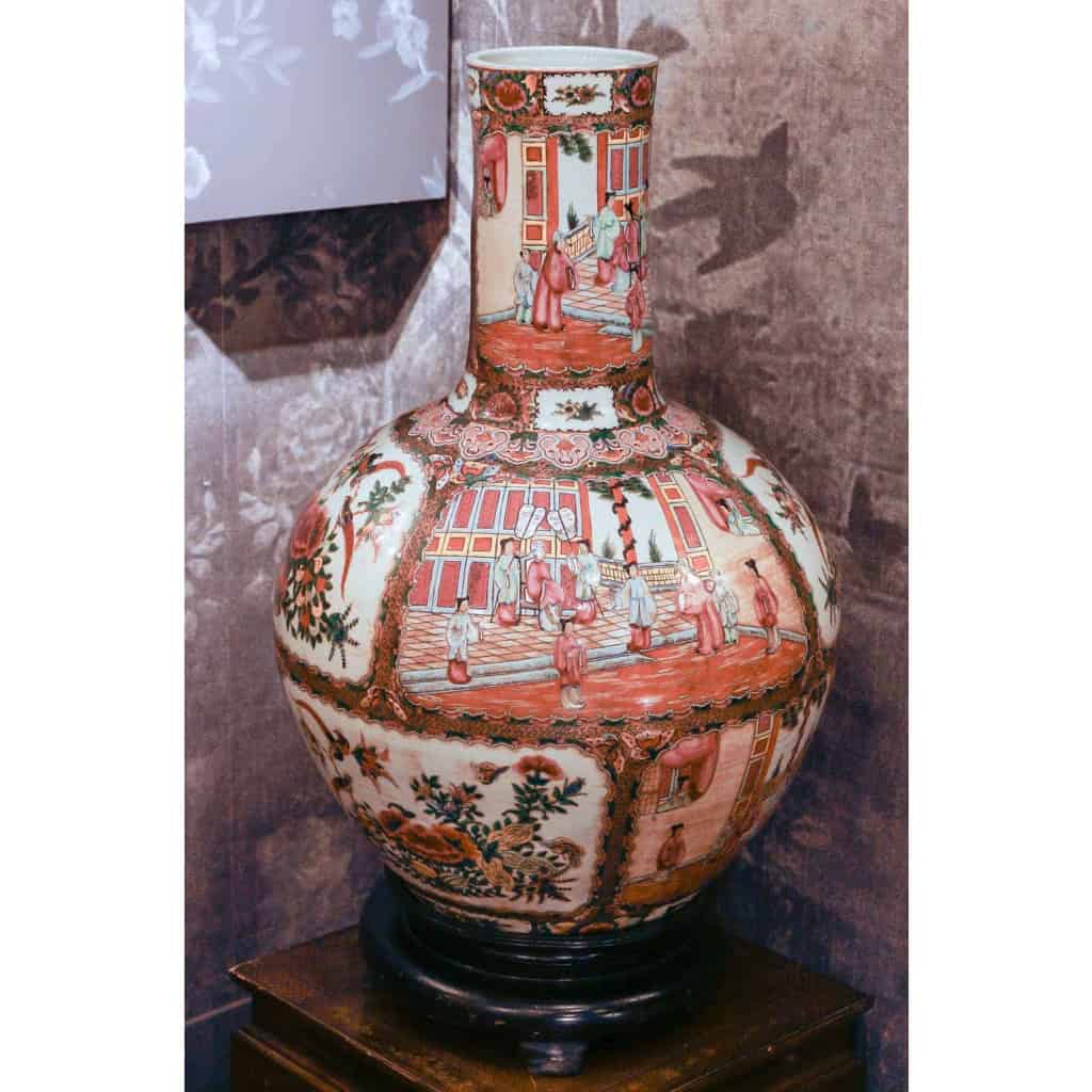 Paire de potiches en porcelaine Canton, circa 1880 | Biron Paire de potiches en porcelaine Canton, circa 1880