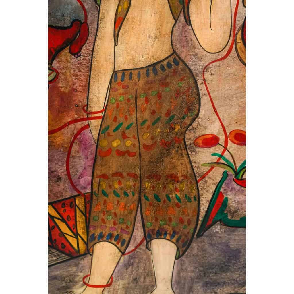 Huile sur panneaux signée « Le Kuff » | Biron Huile sur panneaux signée "Le Kuff"