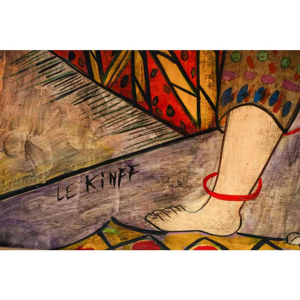 Huile sur panneaux signée « Le Kuff » | Biron Huile sur panneaux signée "Le Kuff"