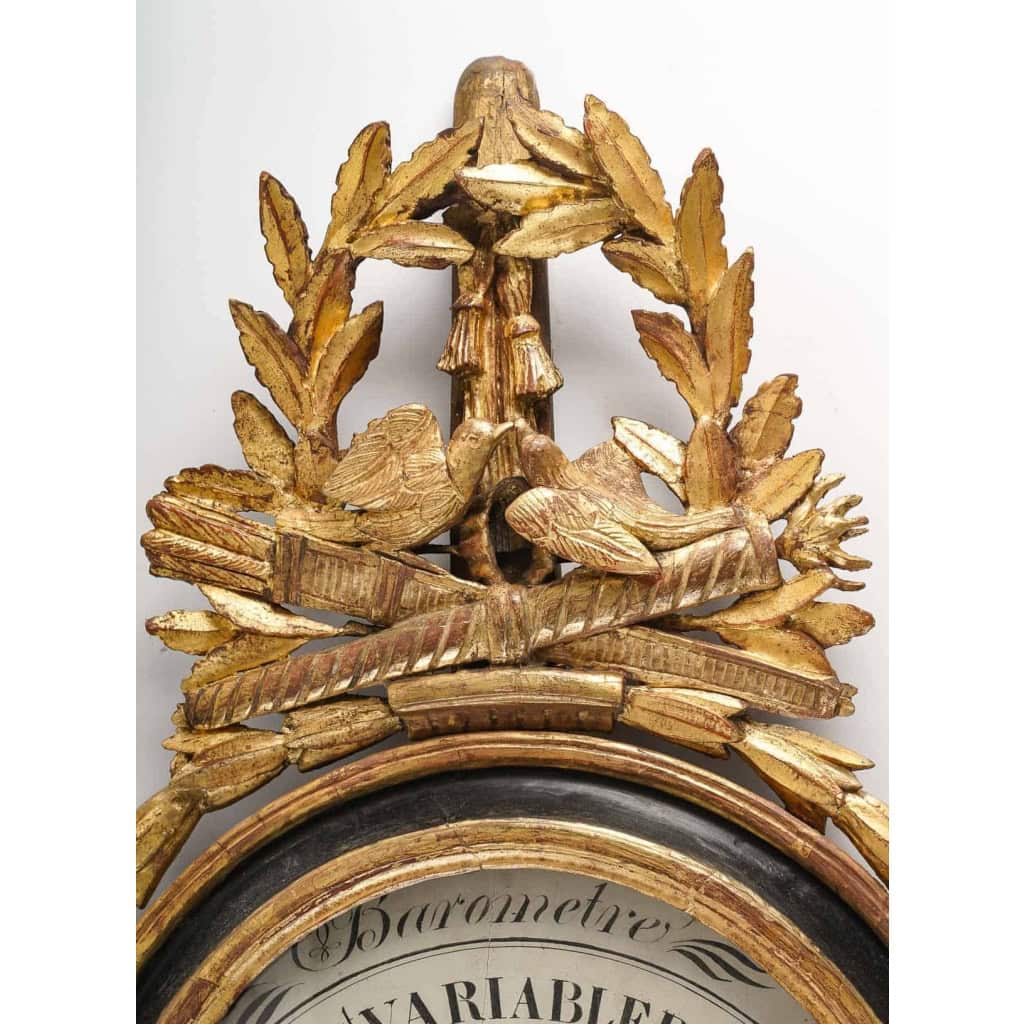 Baromètre d’époque Louis XVI (1774 – 1793). | Biron Baromètre d'époque Louis XVI (1774 - 1793).