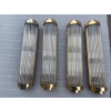 1970′ Série de 4 appliques A Tubes de Verre Style Genet Michon Ou Petitot | Biron |||||||||||