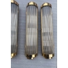 1970′ Série de 4 appliques A Tubes de Verre Style Genet Michon Ou Petitot | Biron 1970′ Série de 4 appliques A Tubes de Verre Style Genet Michon Ou Petitot