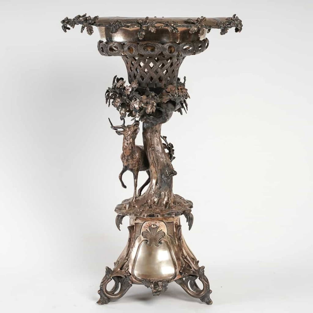 Grande coupe en argent au cerf, Napoléon III | Biron ||||||||||