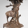 Grande coupe en argent au cerf, Napoléon III | Biron Grande coupe en argent au cerf, Napoléon III