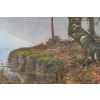 Une paire de tableaux huile sur toile fin XIXème siècle | Biron Une paire de tableaux huile sur toile fin XIXème siècle