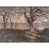 Une paire de tableaux huile sur toile fin XIXème siècle | Biron Une paire de tableaux huile sur toile fin XIXème siècle