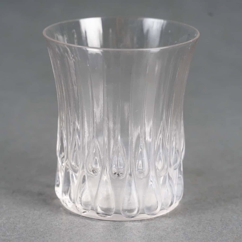 Service « Gouttes d’Eau » verre blanc de René LALIQUE – 5 pièces | Biron Service "Gouttes d'Eau" verre blanc de René LALIQUE - 5 pièces