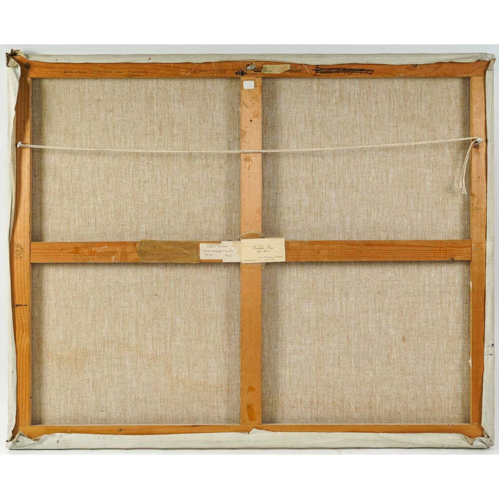 Peinture à l’huile de Luez, XXème siècle | Biron Peinture à l'huile de Luez, XXème siècle