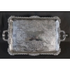 Charles Nicolas ODIOT – Important plateau en argent massif circa 1840/1860 | Biron ||||||