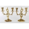 Paire de Bougeoirs en Bronze du XIXème Siècle, Epoque Napoléon III