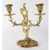 Paire de Bougeoirs en Bronze du XIXème Siècle, Epoque Napoléon III
