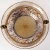 Coupe Jardinière à Anses « Papillons, Sauterelles et Champignons » verre fumé émaillé et doré de Emile GALLE | Biron Coupe Jardinière à Anses "Papillons, Sauterelles et Champignons" verre fumé émaillé et doré de Emile GALLE