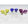 Service de Verres « Caracas » cristal de couleur de BACCARAT – 8 pièces | Biron |||||||