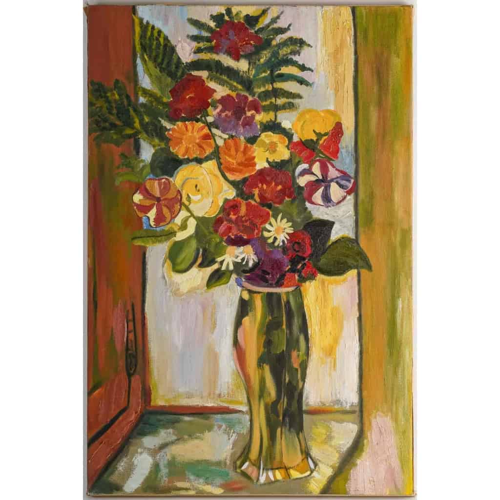 Peinture d’un banquet de fleurs, XXème siècle | Biron ||||||