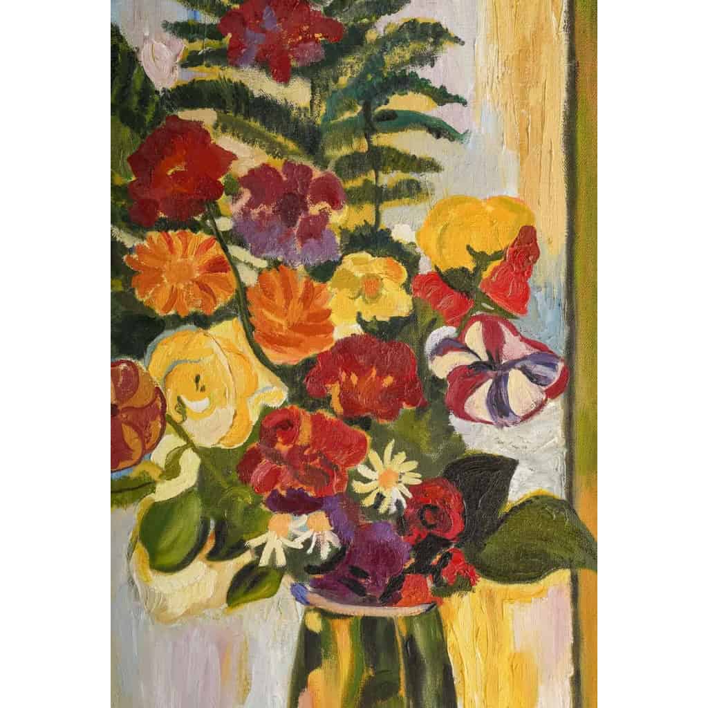 Peinture d’un banquet de fleurs, XXème siècle | Biron Peinture d'un banquet de fleurs, XXème siècle