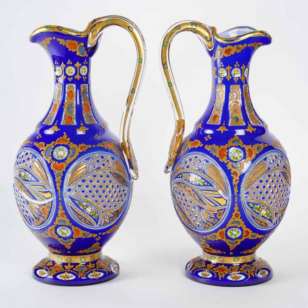 Aiguières en bohême, XIXème siècle | Biron Aiguières en bohême, XIXème siècle