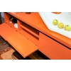 Grande enfilade en laque orange, années 1960 | Biron Grande enfilade en laque orange, années 1960
