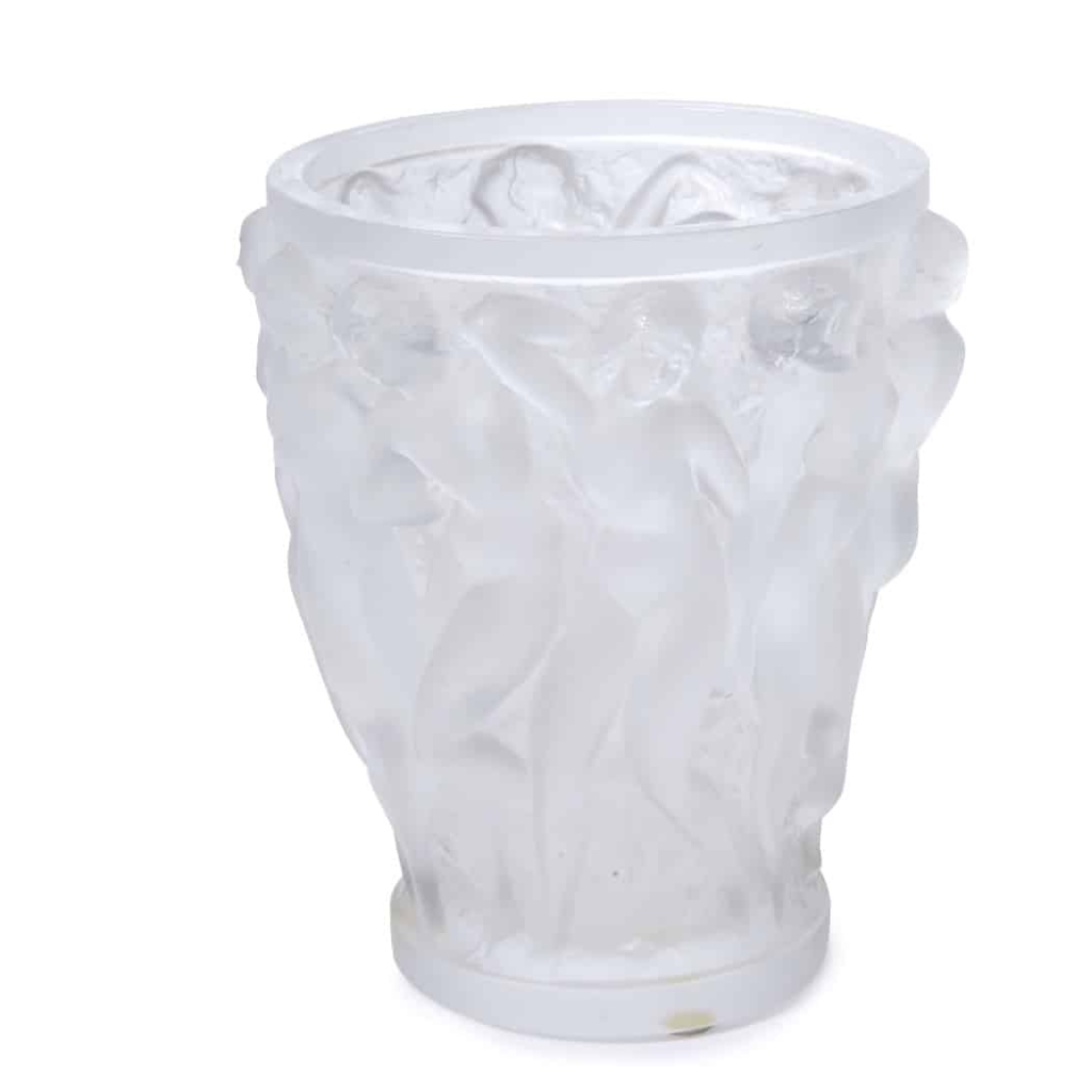 Lalique France : Vase « Bacchantes » | Biron Lalique France : Vase "Bacchantes"
